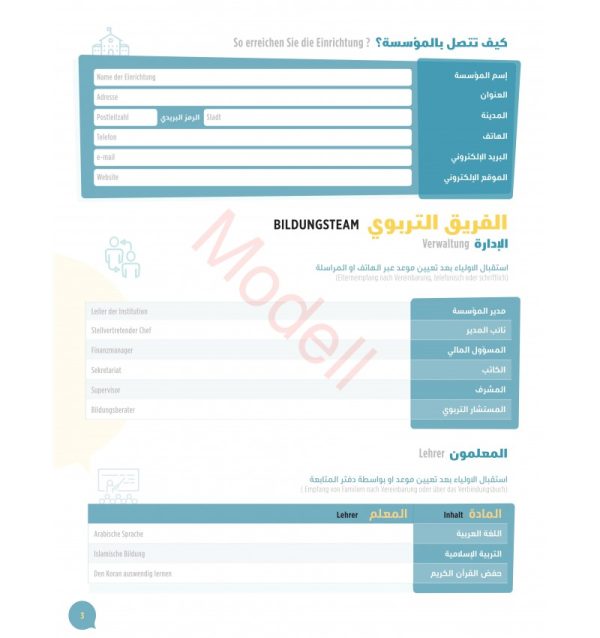 Cahier de liaison Arabe-Allemand – Image 2